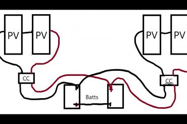 how to wire two solar charge controllers