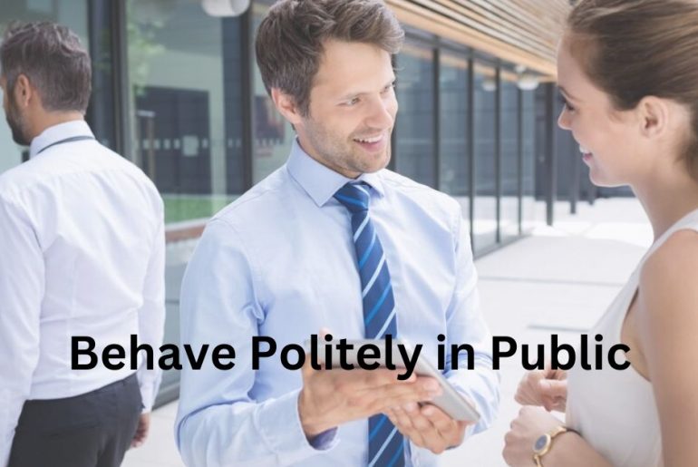 how to behave politely in public